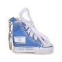 High-Top Light Blue Israeli Flag ‘I Love Israel’ Sneaker Keychain  - 1
