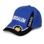Jerusalem Israel Baseball Cap – Blue and Black  - 2