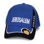 Jerusalem Israel Baseball Cap – Blue and Black  - 1