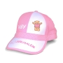‘I Love Jerusalem’ Baby Baseball Cap with Teddy Bear - 3