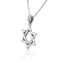 Sterling Silver Star of David Pendant Necklace - 2