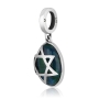 Marina Jewelry Eilat Stone Sterling Silver Star of David Charm  - 2