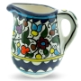 Armenian Ceramic Floral Cream & Sugar Set (Choice of Colors) - 3