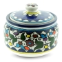 Armenian Ceramic Floral Cream & Sugar Set (Choice of Colors) - 4