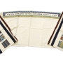 Yair Emanuel Embroidered Tallit Set With Square Patterns – Multicolored - 4