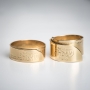 Handmade 18K Gold-Plated Designer Adjustable Ring – The One My Soul Loves (Songs of Songs 3:1) - 4