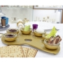 Nadav Art Anodized Aluminum Modern Seder Plate (Variety of Colors) - 4