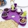 Nadav Art Anodized Aluminum Modern Seder Plate (Variety of Colors) - 6