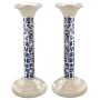 Nadav Art Sterling Silver and Aluminum Tova Candlesticks (Choice of Color) - 1