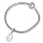 Double Heart Sterling Silver Charm - 2