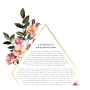 Noam Shargorodsky Customizable Watercolor Ketubah – Floral - 2