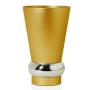 Nadav Art Anodized Aluminium Kiddush Cup - Straight with Decorative Ring (Choice of Colors) - 1