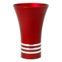 Nadav Art Anodized Aluminum Kiddush Cup - Cone with Three Stripes (Choice of Colors) - 1