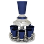 Nadav Art Anodized Aluminum Wine Fountain - 8 Cups Modern (Choice of Colors) - 2