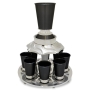 Nadav Art Anodized Aluminum Wine Fountain - 8 Cups Modern (Choice of Colors) - 4