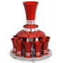 Nadav Art Anodized Aluminum Wine Fountain - Borei Pri Hagafen, 10 Cups (Choice of Colors) - 4