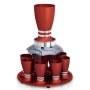 Nadav Art Anodized Aluminum Wine Fountain - 8 Cups Curved - 2