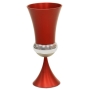 Nadav Art Anodized Aluminum Goblet Havdalah Set - Bell-Curved Cup (Choice of Colors) - 2