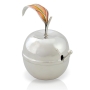 Nadav Art Sterling Silver Apple Honey Dish - 2