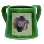 Handmade Ceramic Washing Cup - Flower. Available in Different Colors - 2