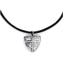 Sterling Silver Shield Necklace by Or Jewelry - 2