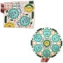 Ornate Multicolored Seder Plate: Do-It-Yourself 3D Puzzle Kit - 3