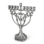 Stylish Hanukkah Menorah With Jerusalem Motif - 2