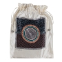 Dorit Judaica Designer Afikoman Bag With Floral and Polka Dot Design - 1