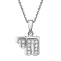 Yaniv Fine Jewelry 18K Gold Double Chai Pendant Necklace with Diamonds (Choice of Color) - 11