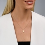 Yaniv Fine Jewelry 18K Gold Hamsa Pendant With 6 White Diamonds (Choice of Color) - 2