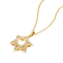 Yaniv Fine Jewelry 18K Gold Star of David Domed Diamond Pendant - 2