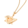 Yaniv Fine Jewelry 18K Gold Dove and Star of David Pendant with Diamond - Color Option - 3