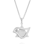 Yaniv Fine Jewelry 18K Gold Dove and Star of David Pendant with Diamond - Color Option - 6