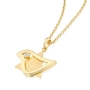 Yaniv Fine Jewelry 18K Gold Dove and Star of David Pendant with Diamond - Color Option - 5