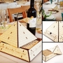 Pyramid Matzah Holder: Do-It-Yourself 3D Puzzle Kit - 5