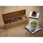 925 Sterling Silver-Plated and Walnut Wood Exclusive Jerusalem At Night Tea Box - 5