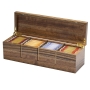 925 Sterling Silver-Plated and Walnut Wood Exclusive Jerusalem At Night Tea Box - 2