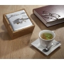 925 Sterling Silver-Plated and Walnut Wood Exclusive Jerusalem View Tea Box - 5
