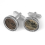 Sterling Silver Constantine Coin Cufflinks - 1