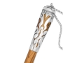 Rafael Jewelry Tree of Life Wooden Torah Pointer with 925 Sterling Silver  - 7