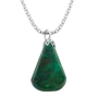 Eilat Stone and Silver Pear Necklace - 1