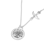 Rafael Jewelry Sterling Silver Tree of Life Necklace with Dove - 4