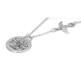 Rafael Jewelry Sterling Silver Tree of Life Necklace with Dove - 5