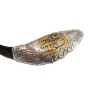 Israel Independence Sterling Silver Plated Ram's Shofar - 5