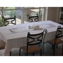 Stain Resistant Gold Embroidery-on-Both-Ends Shabbat Tablecloth Set - 2