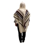 Handwoven Multi-Color Pattern Tallit (Prayer Shawl) Set from Rikmat Elimelech - Non-Slip - 3