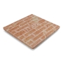 Jerusalem Stone Matzah Plate With Western Wall Design (Choice of Colors) - 6