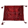 Challah Cover With Pomegranate Design (Red) - 1