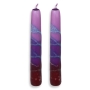 12 Shabbat Candles - Purple - 1