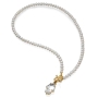 SEA Smadar Eliasaf Clear Hamsa Pearl Necklace with Gold Plating  - 2